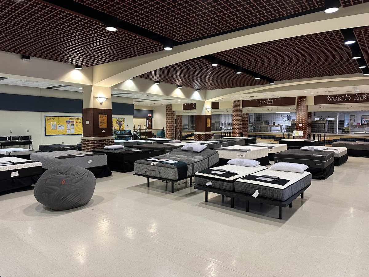 @Wheeler_High @ECMSWildcats @EastvalleyEagle @BrumbyES @sopecreek @SedaliaParkES @PowersFerryES Wheeler’s Athletic Association mattress sale starts at 10 today in cafeteria. Come on out and support the Wildcats. We have sheets and pillows also.