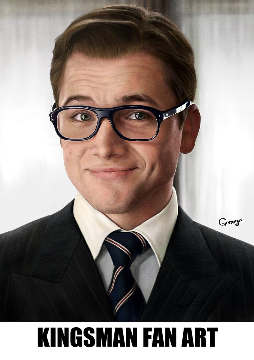 映画「 キングスマン　Kingsman 」のエグジー役 タロン・エガートン Taron Egerton さん描きました！

スパイエージェントとしての能力も高いのですがとても優しい性格です☺️

「ロケットマン」「SING 」「ルイス警部」等

#イラスト #illustration #TheKingsMan #TaronEgerton