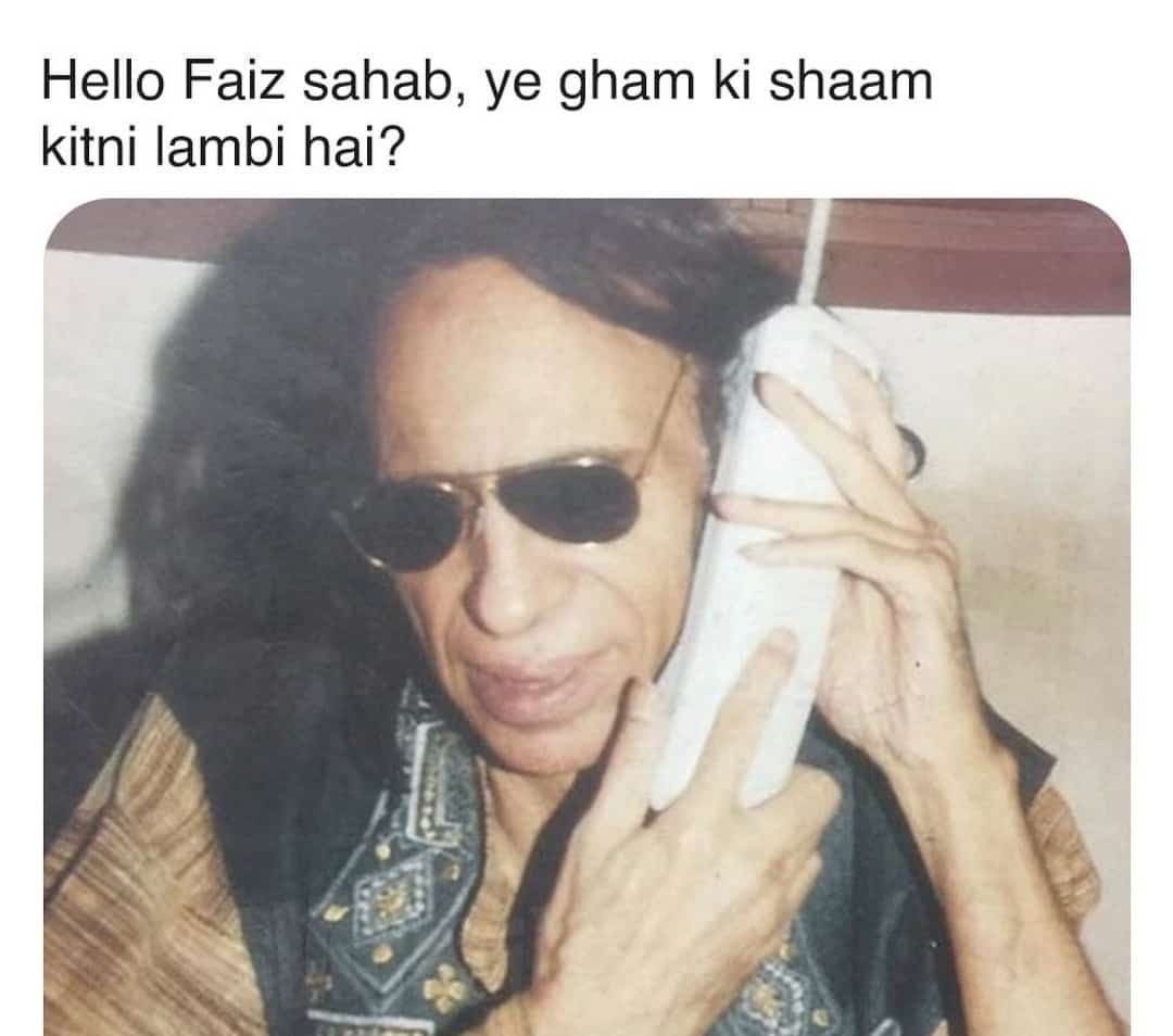 Aarzaai_Ishq's tweet photo. “Dil na umeed to nahi na-kaam hi to hai,
lambi hai gham ki sham mgr sham hi to hai”

-Faiz Ahmed Faiz https://t.co/9ZhvZI0tXT