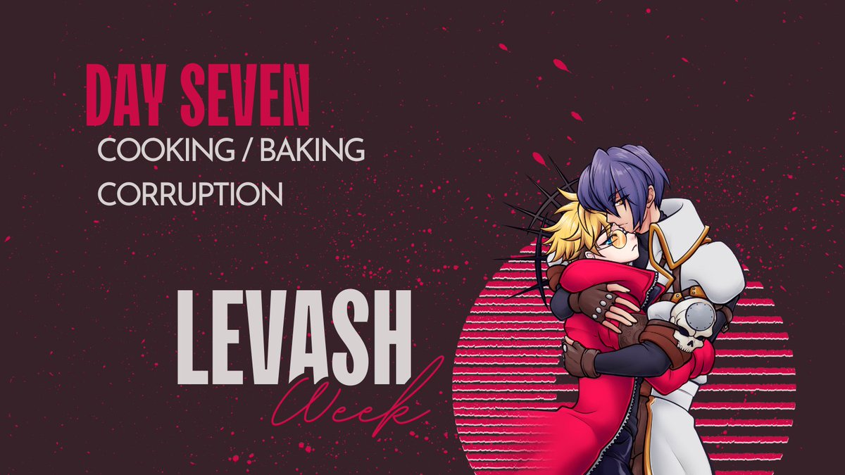 levashweek's tweet image. Hello! It's Day 7 of #levashweek
We will still happily accept any LeVash content after the event is over ☺️

The final themes are:
Cooking/Baking
And
Corruption
#trigun #TRIGUNイラコン #vashthestampede #legatoblusummers