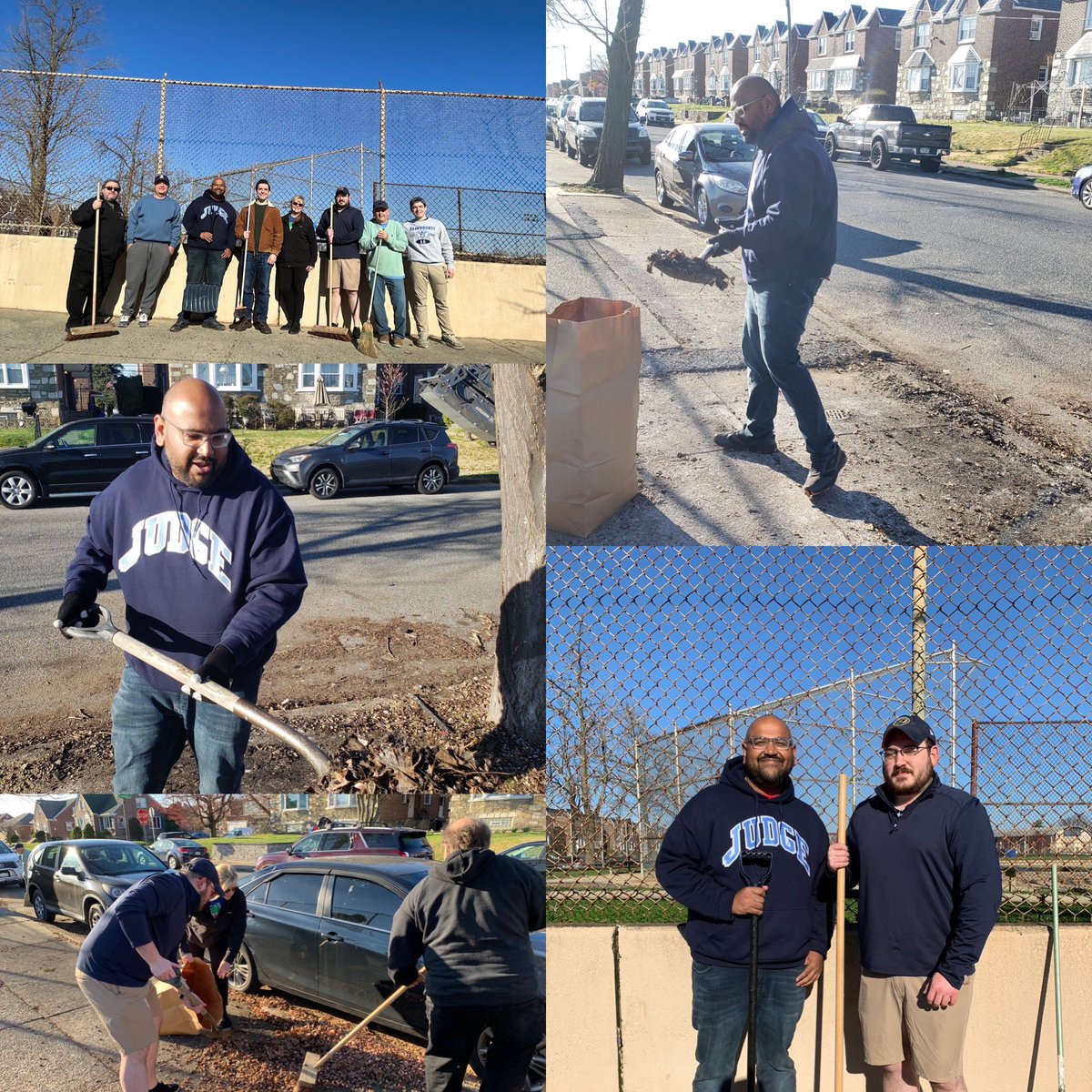 Helped do a cleanup at Pelbano Playground this morning with members of the Rhawnhurst community and Civic Association. Thank you to my friend and fellow Father Judge graduate (Class of 2010) Carlos Contente for joining me and to John Guinan for inviting us.