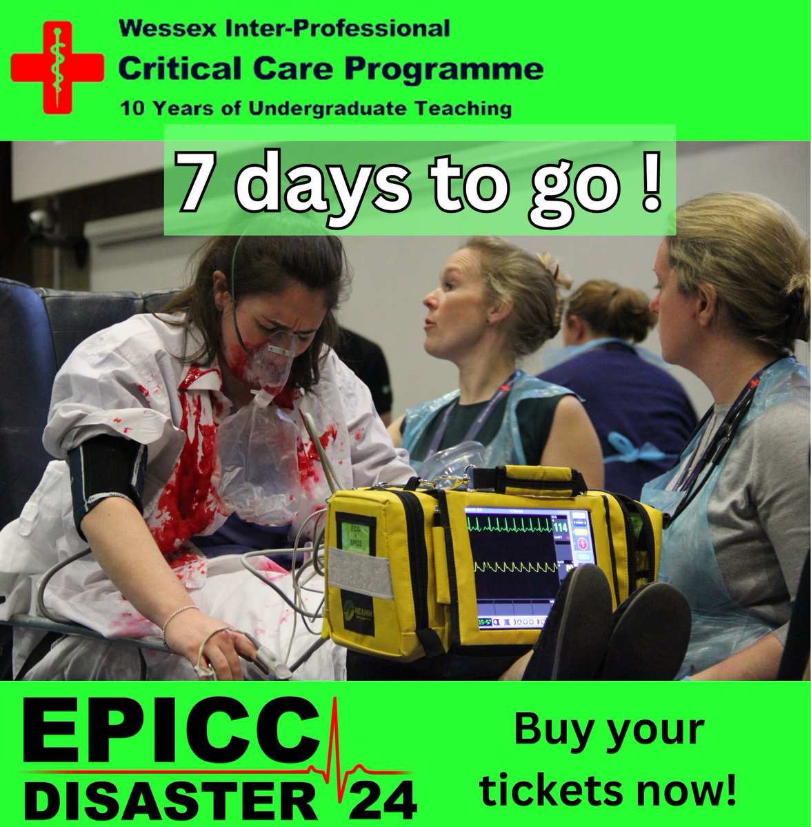 📢 Only 1 week left until our pre-hospital emergency conference! 📢 Book your ticket now at ww.bookwhen.com/wessexccp At Southampton General Hospital, 23rd and 24th of March! CPD certificates on attendance ✅ Come along for some fantastic clinician-led lectures and workshops. 🚑