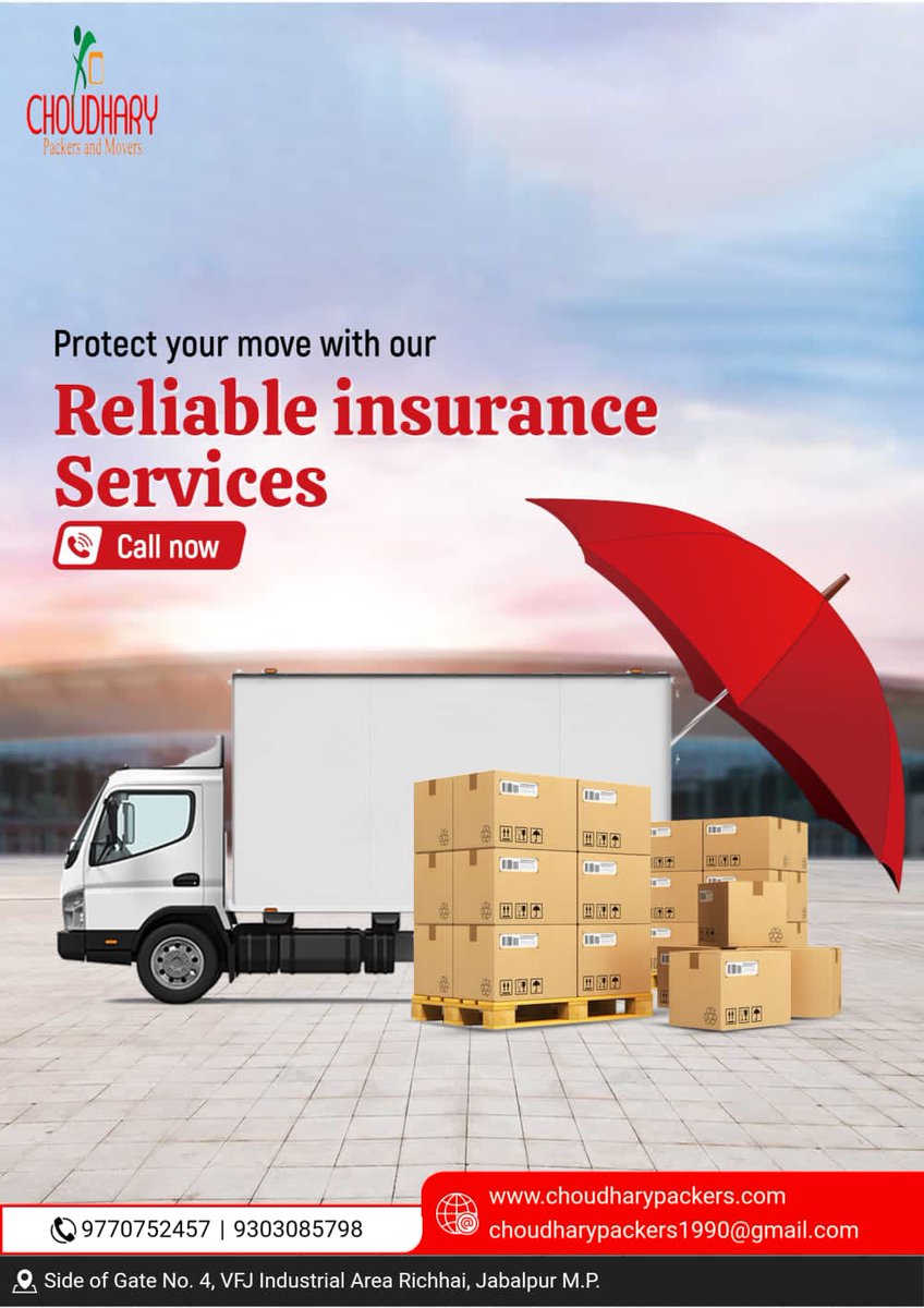 ChoudharyPacker's tweet image. Choudhary Packers and Movers jabalpur is a renowned movers and packers in Jabalpur providing prompt and reliable packing and moving services at competitive prices. 
Call/WhatsApp:-+91-9770752457
choudharypackers.com
 #packersandmoversjabalpur #choudharypackersandmovers