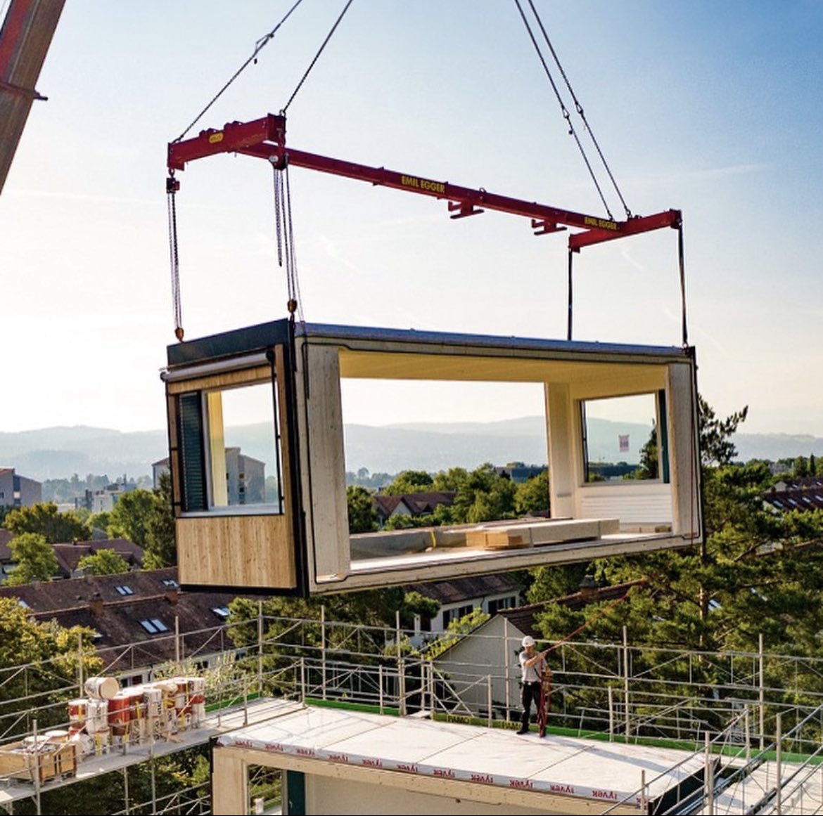 SustainableTall's tweet photo. Modular schools built in Zurich to accomodate the growing population

Highly insulated and built from timber. By Bauart Architekten https://t.co/iTkVJLy6z9