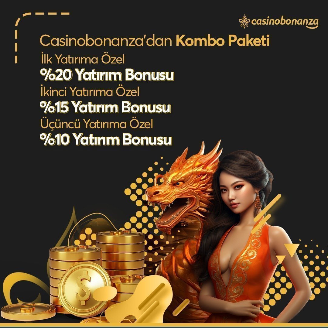 ✨ Kombo Yatırım Bonusu ✨ ✔️ #CasinoBonanza’da yapacağınız ilk 3 yatırıma toplamda %45 Yatırım bonusu seni bekliyor ! ⚡️ Yatırımlarınız Casino Bonanza’da değerli ! Güncel Adres 🚩 t2m.io/casinobonanzac…