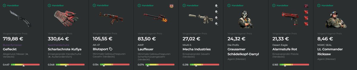 ⚠️💵 SELLING SOME SKINS💵⚠️

Ignore the prices💵 on the image. Just DM me if you're interested.

❗️Decided to sell my inventory ❗️
❗️Check it out &amp; DM me if you're interested in sth. ❗️

appreciate the retweets already!

steamcommunity.com/id/DerEmser_/i…