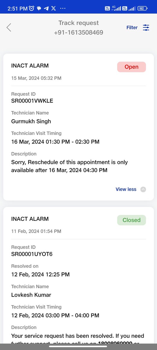 drupal8's tweet photo. @reliancejio sir maine complaint ki fir se wohi issue hai service bekar...no visit of engineer time waste ...sorry to say this thing is very bad. Koi response nahi hai technician ki taraf se https://t.co/qKDubJr8iH