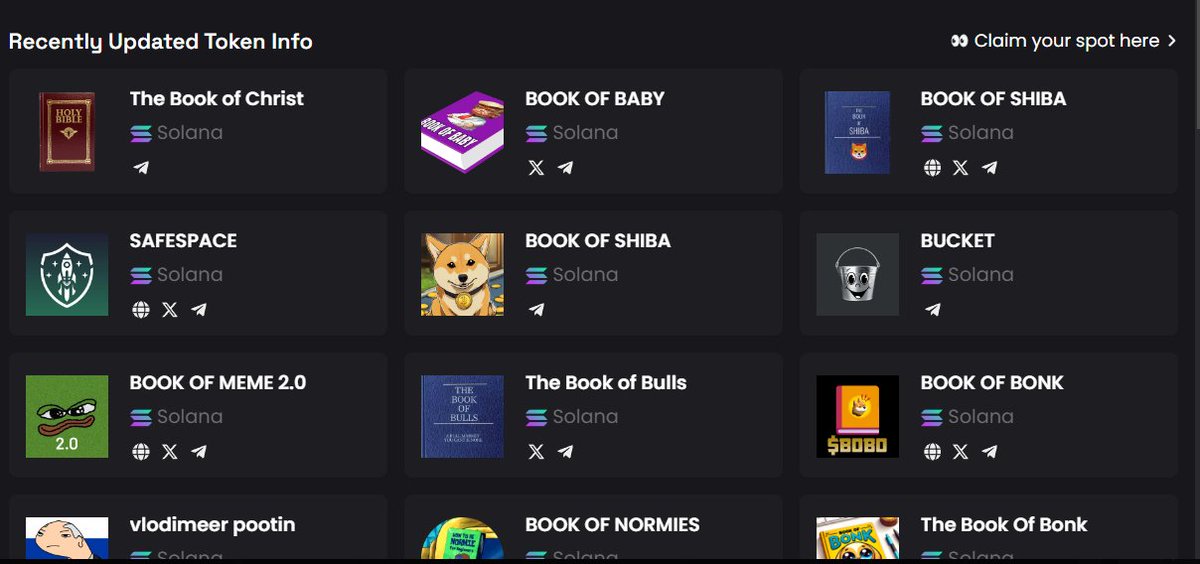 bro $SOL is full of books rn