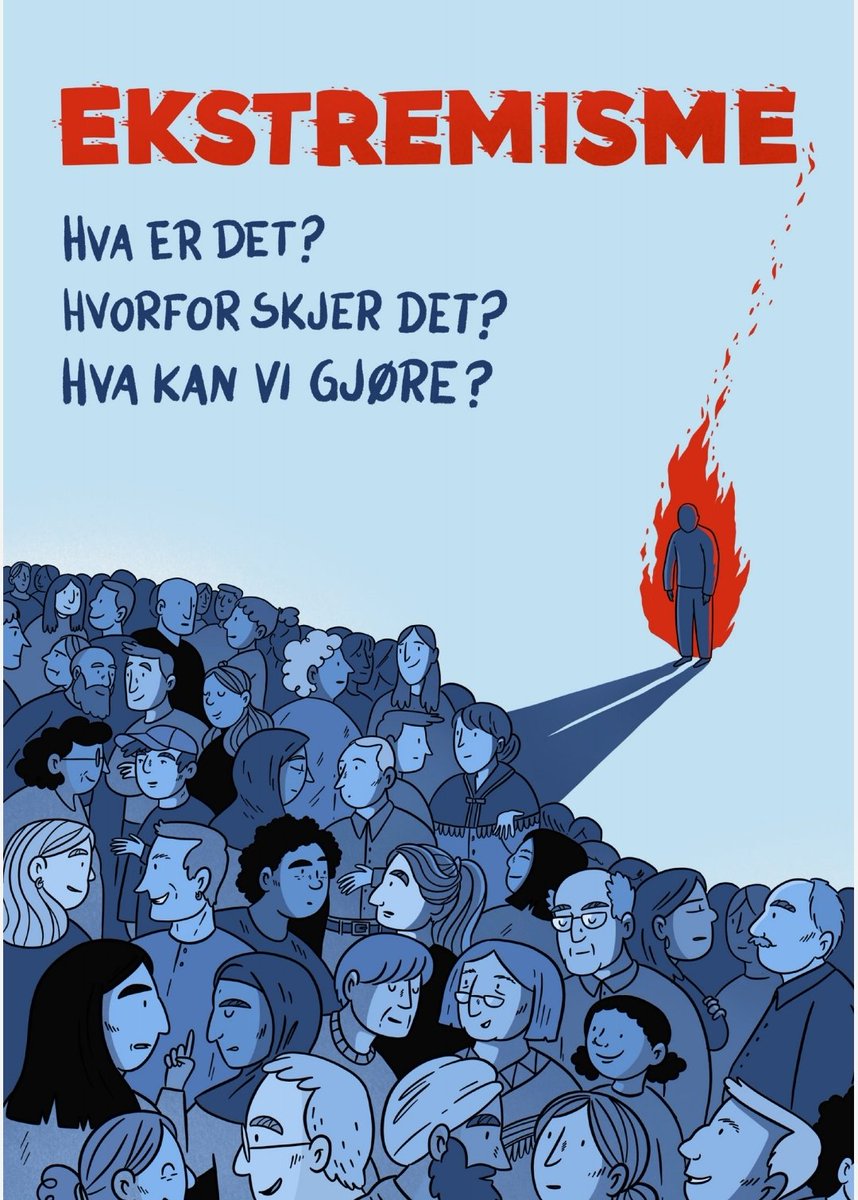 Hvis noen barn eller unge i livet ditt har spørsmål om 25. junirettssaken, så kan tegneserieversjonen av ekstremismekommisjonens splitter nye NOU være et godt hjelpemiddel. Last ned her: regjeringen.no/contentassets/… (tegner: Jenny Jordahl).