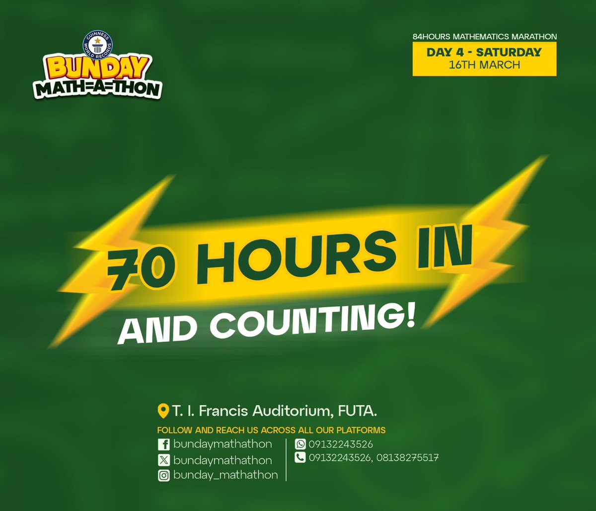 AtereVictor13's tweet photo. @BundayMathathon  we are almost there 💪💪 https://t.co/oj7IchKUGH