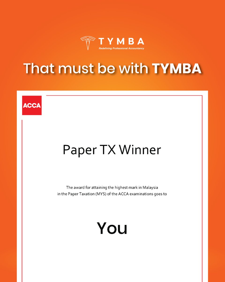tymbaeducation's tweet photo. That must be with TYMBA.
#SoaringForward #RedefiningProfessionalAccountancy #CharteredAccountant #PushingTheLimits #BeyondLimits #ProfessionalAccountancy #Professional #CertifiedPublicAccountant #ProfessionalQualification https://t.co/Hda9iT9yvg