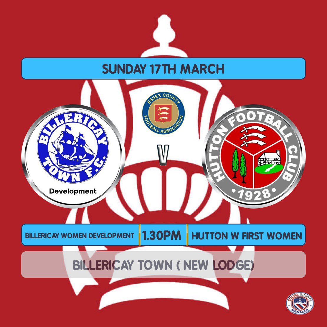 With our mens 1st team playing there today, our ladies side are also playing at @BTFC tomorrow, in a semi final #neighbours 🔴⚪️ #upthetons
