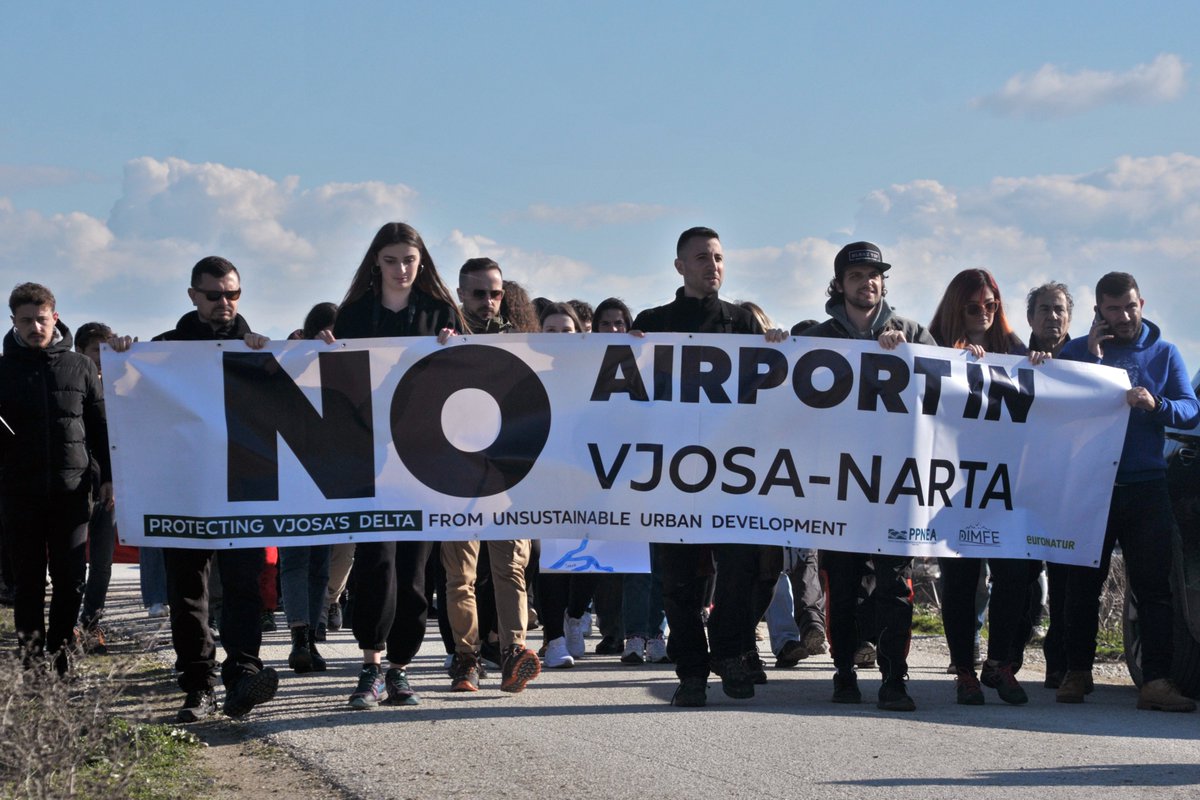 #Vjosa Wild River National Park turns 1 year – but only on paper 🚨! One year ago, Vjosa River in #Albania was declared a National Park. Shushica water extraction project and #Vlora International Airport are jeopardising it! STOP these projects, @ediramaal! @EU_Commission