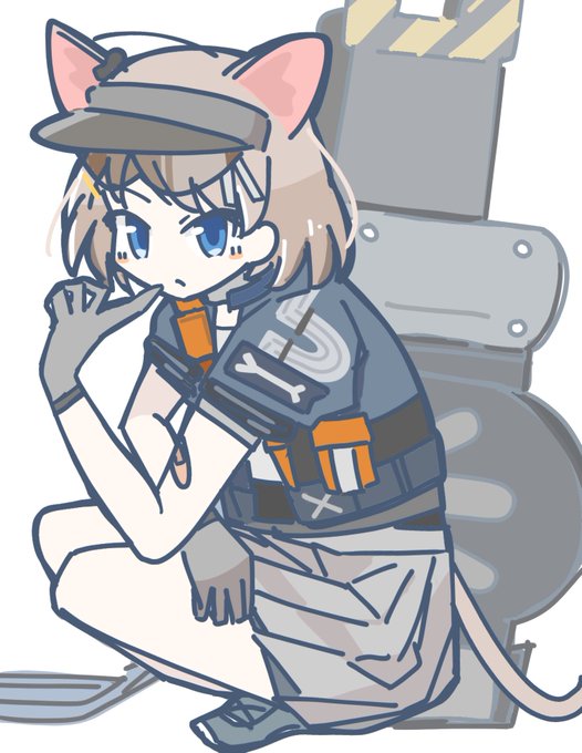 「skirt visor cap」 illustration images(Latest)