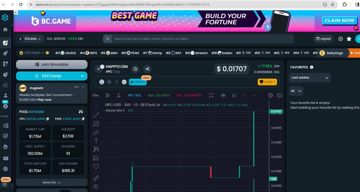 happycoin tweet media