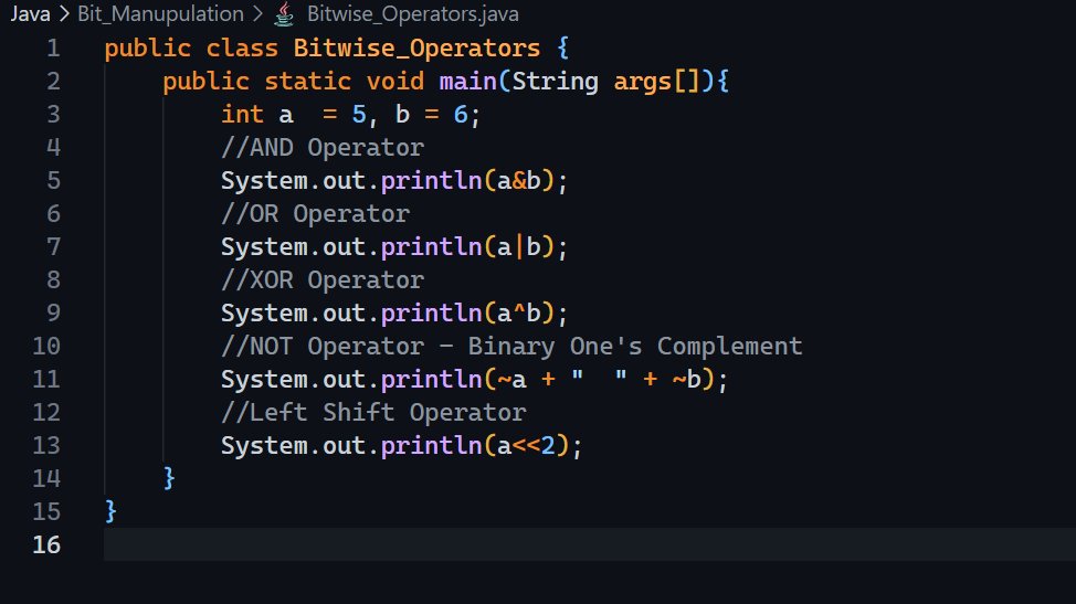 CodieAryan's tweet image. Day 75: Mastering bitwise operations! Explored the realm of bit operators in Java, gaining insights into bitwise AND, OR, XOR, and complement operations, enhancing my understanding of low-level data manipulation. 🛠️🔢 #JavaProgramming #BitwiseOperators #Day75 #100DaysOfLearning