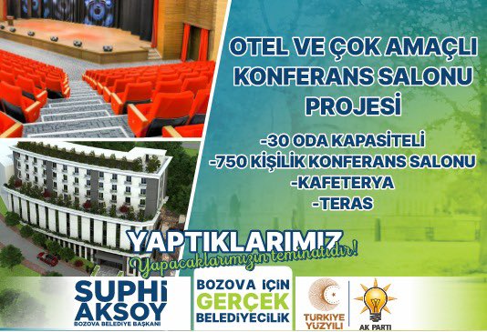 SuphiAksoyB's tweet photo. Yaptıklarımız yapacaklarımızın teminatıdır.

Otel ve Çok Amaçlı Konferans Salonu Projesi

Her şey #Bozova için❤️ https://t.co/POOUNbMVAy