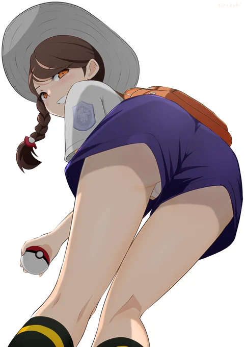 「んー?ペパーくん、どこ見てるのかなあ?」 