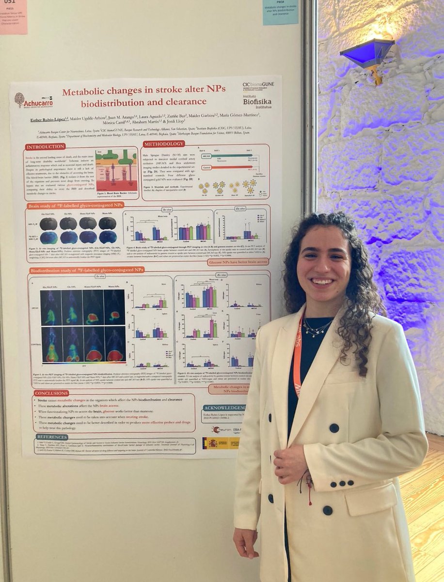 MartinLab_Ach's tweet photo. We had a wonderful time in Oporto this week at #EMIM24. We showed latest results from the lab on Imaging of MAVs, stroke and ALS, great job Maider, @L_AguadoSantos and Esther! and we will welcome you next year in lovely Bilbao for EMIM25!!!!🌟🌟See you soon!!! @ESMI_society https://t.co/kZxs10OagD