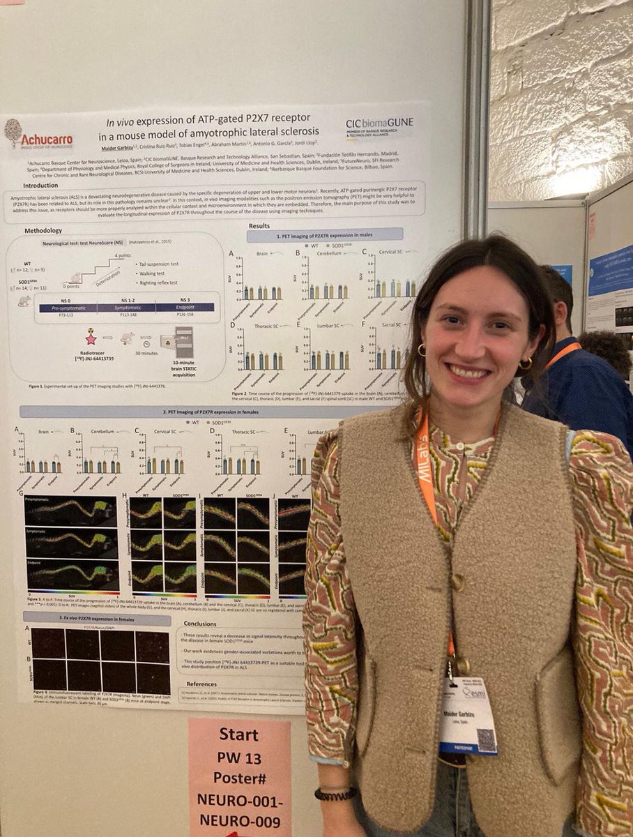MartinLab_Ach's tweet photo. We had a wonderful time in Oporto this week at #EMIM24. We showed latest results from the lab on Imaging of MAVs, stroke and ALS, great job Maider, @L_AguadoSantos and Esther! and we will welcome you next year in lovely Bilbao for EMIM25!!!!🌟🌟See you soon!!! @ESMI_society https://t.co/kZxs10OagD