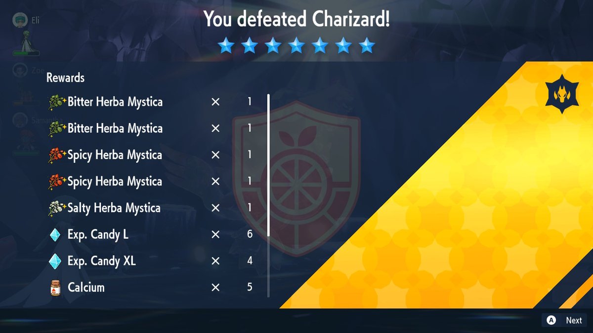 Tracksuitchu's tweet image. Boom baby!! #Pokemon #7starraid #Charzard #Herbamystica #PokemonScarletViolet #NintendoSwitch