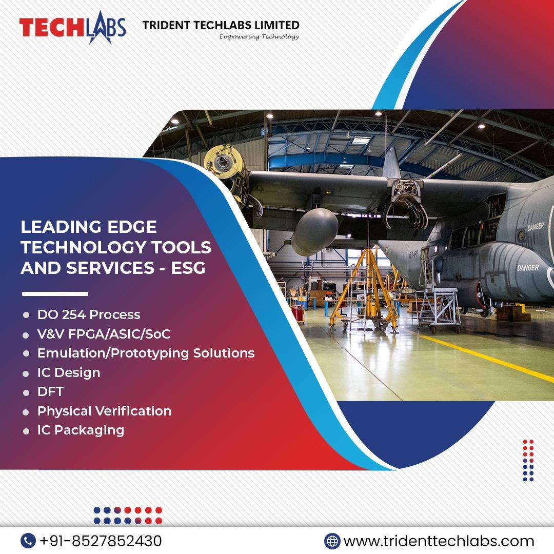 TechlabsTrident's tweet photo. Maximize aviation safety with DO-254 Process and V&amp;V FPGA/ASIC/SoC tools. Elevate aerospace development with cutting-edge verification solutions for FPGA, ASIC, &amp; SoC tech.
https://t.co/k7CG0uqYxI
 
#AviationSafety #AerospaceTech #DO254 #FPGA #ASIC #SoC #VerificationAndValidation https://t.co/flULQeZNc9