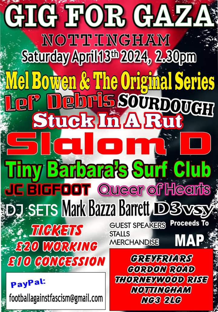 Date for your diary. 13th April