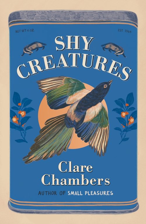 I’m very excited to see the US cover for Shy Creatures, here with the UK version. They make a lovely couple. Badgers! Birds! Tea! Thanks to ⁦@chevonnelbourne⁩ for the artwork. ⁦@WmMorrowBooks⁩ ⁦@MarinerBooks⁩