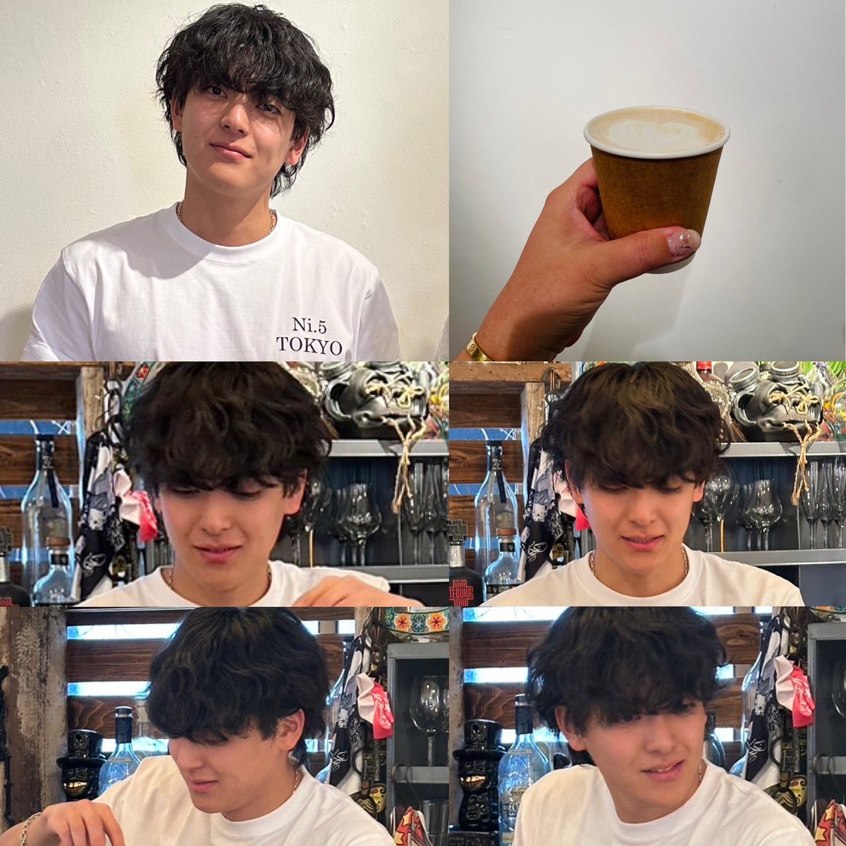 richiebaby777's tweet photo. 三重県に行かないと会えない

カフェオーナーのV(テテ)？に会いに

いやrenさんのラテをいただきに表参道へ

動画で見るより激似でライフリー履いて

行けばよかったw

カフェラテも美味しかった☕️

出店は明日まで

(@ni.5_cafe)(ren_t303)←インスタ
@kenjin_ayasato ファミ #Ni5 #BTS #BTS_V #ren https://t.co/q5eigghzWq