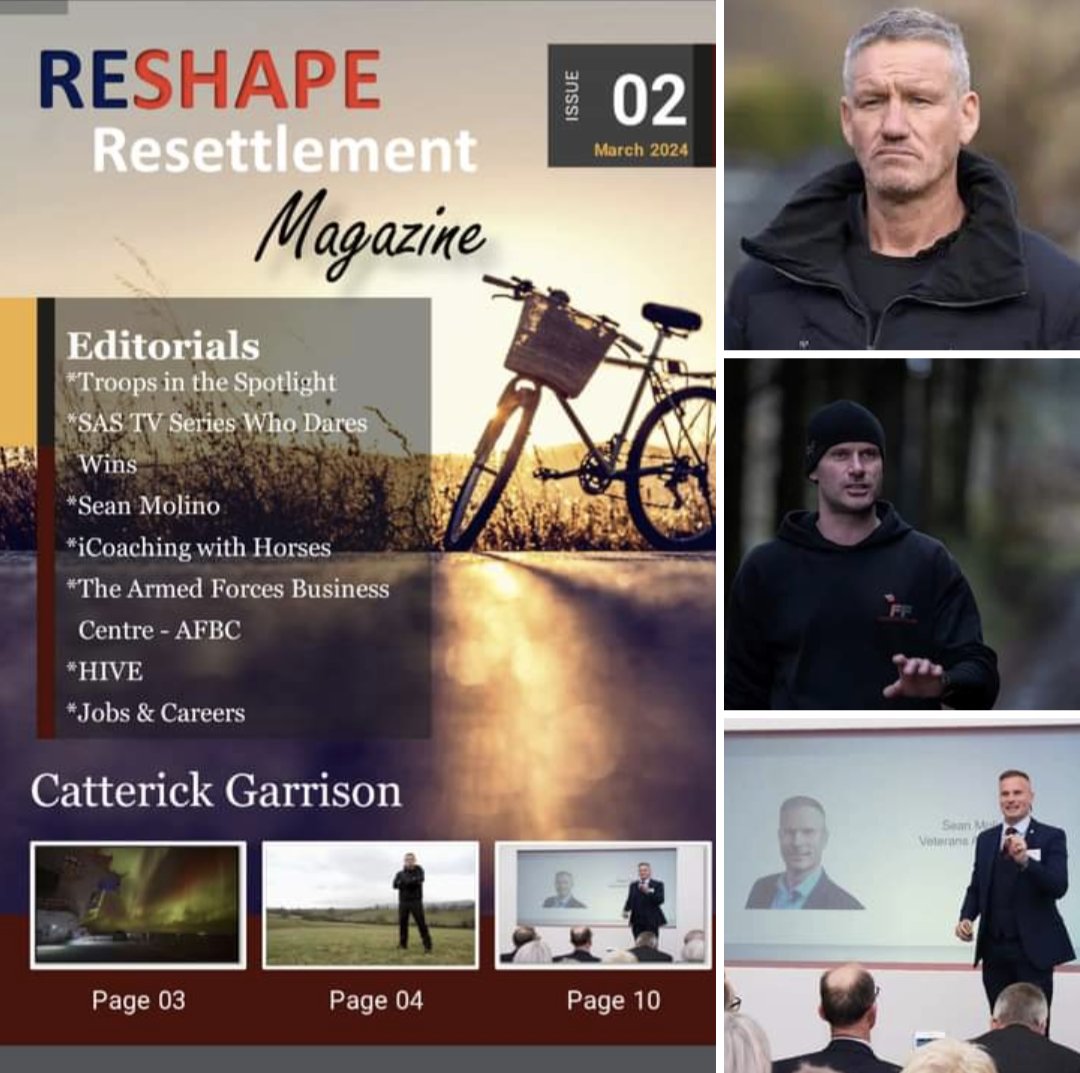 Check out the latest edition of Re Shape #resettlement Magazine featuring @billingham229b & @SeanAMolino Hopefully the lived experiences through resettlement, business & life can help those going through the transition process. Read more👇 serviceleavers.co.uk #veterans