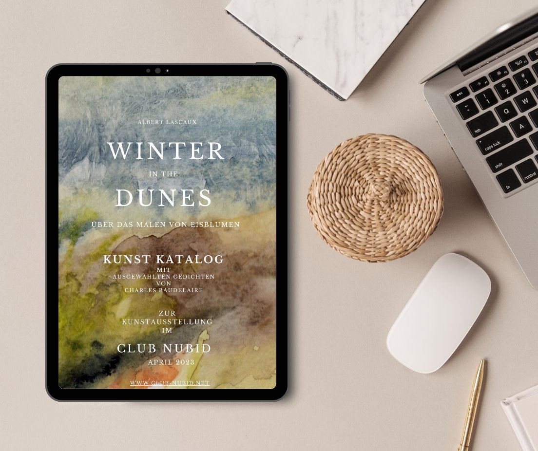 AlbertLascaux's tweet image. Albert Lascaux
'Winter in the Dunes'
Über das Malen von Eisblumen
Kunstkatalog 2023
@ Amazon
&amp;gt;&amp;gt; albert-lascaux.net/2023/04/08/254…

 #art #Kindle #artcatalog #artbook #AmazonKindle #Lascaux #catalog #modernart #freeart #newart #artist #watercolorpainting #painting