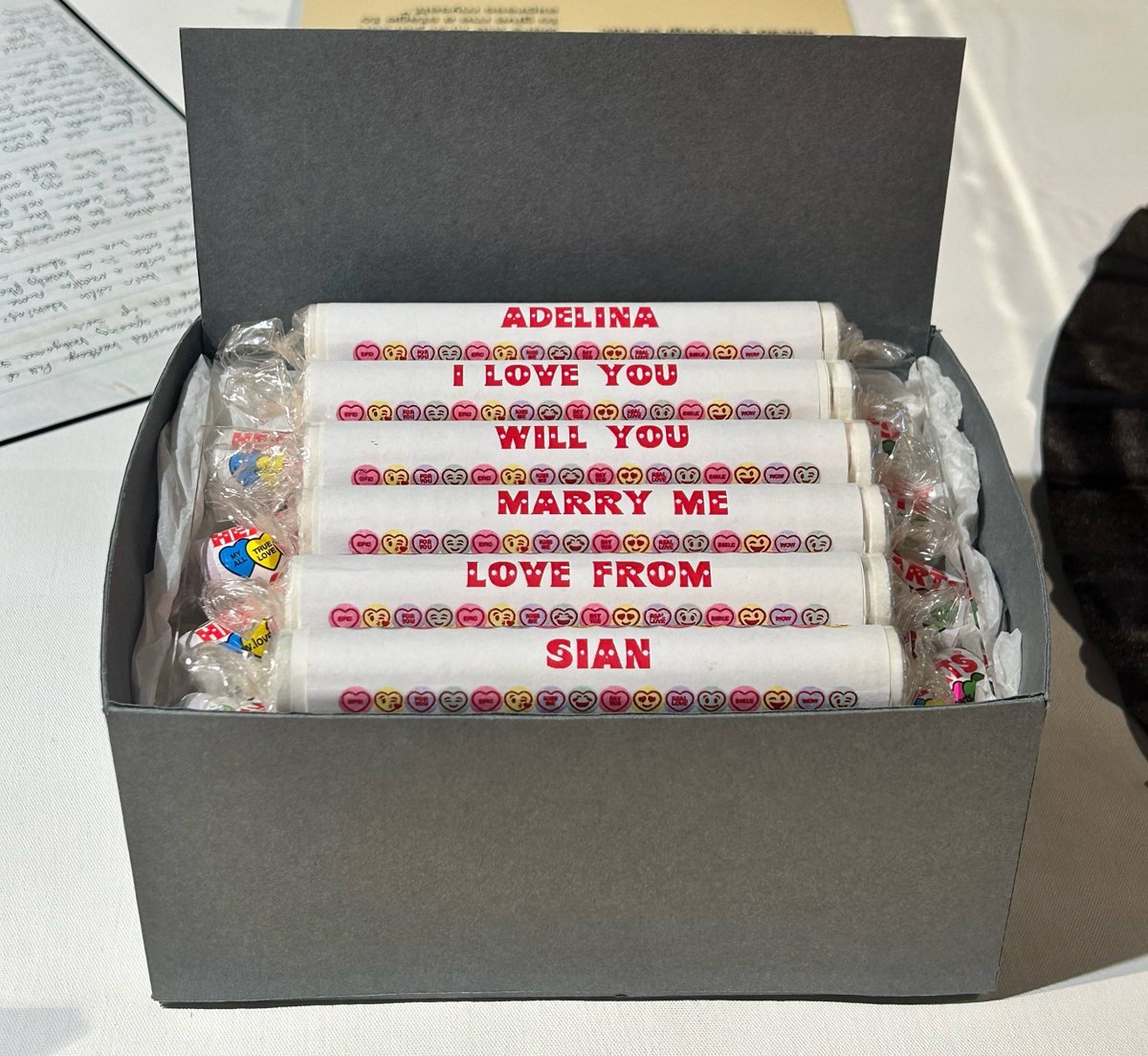 📢The "Ours To Tell" Exhibition opens TODAY!

❤️The exhibition features personal stories and objects of #LGBTQ+ people from across #Wales; including these Engagement Love Hearts.

🏳️‍🌈The project aimed to collect and amplify LGBTQ+ lives and experiences.

Open until 26 August!