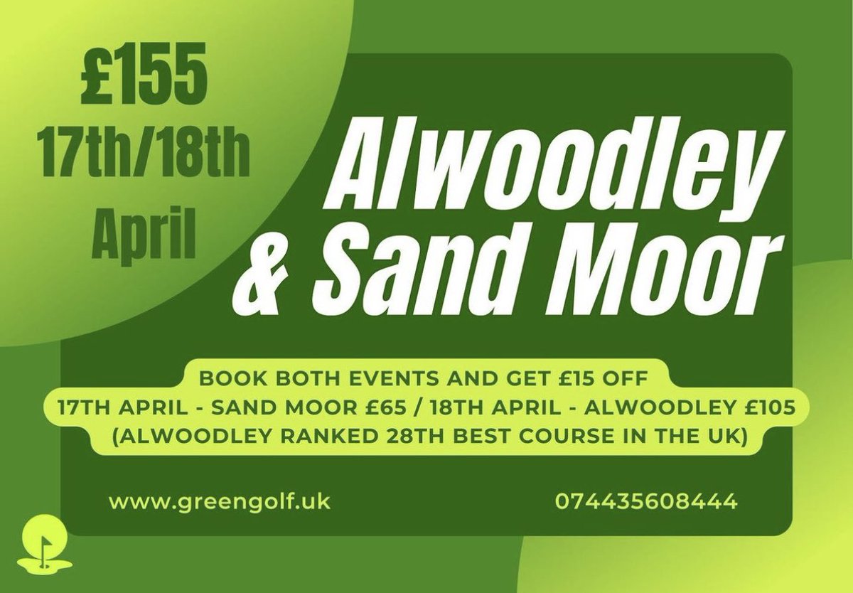 A stand out event of our 2024 Season, not to be missed! ⛳️🏌️‍♂️

greengolf.uk