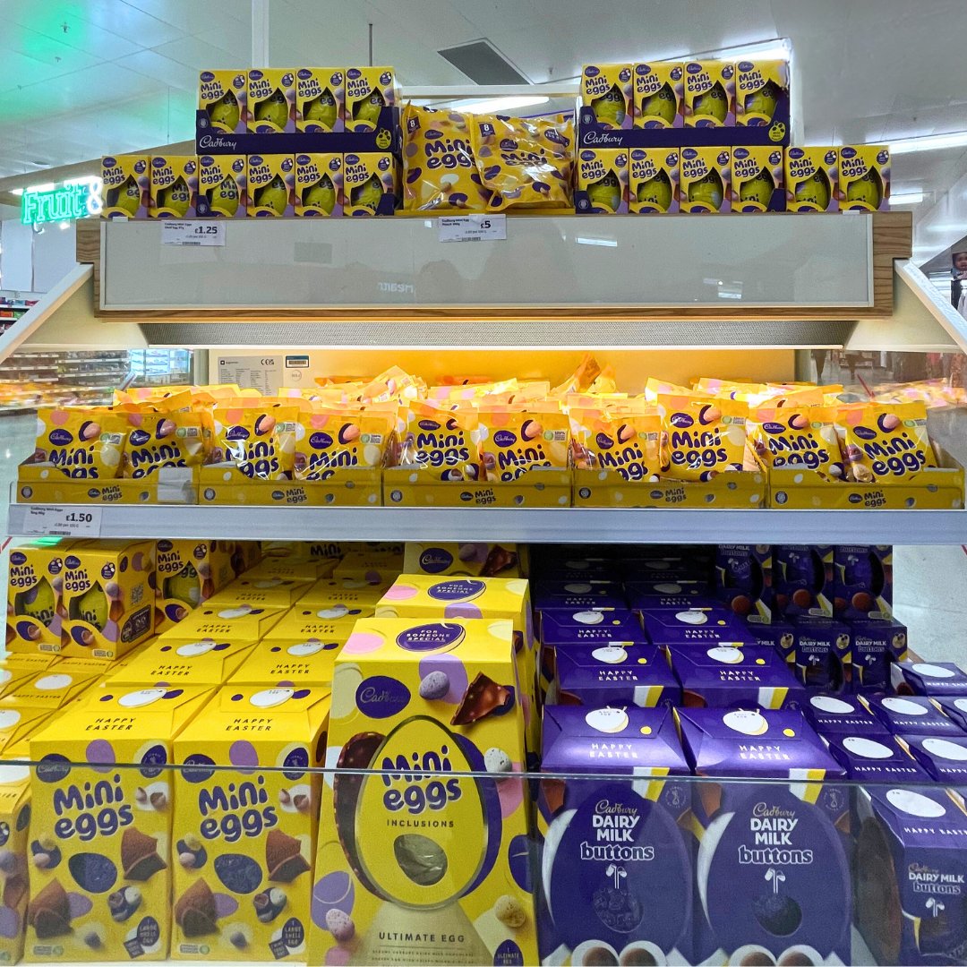 We're curious, do you think mini eggs are the best chocolate that comes out at Easter? 🍫🐣 Lets us know your favourites below 👇 🛍 - @Sainsburys #Romford #TheBrewery #Easter #Food #Shopping #EasterEggs #Chocolate #Minieggs