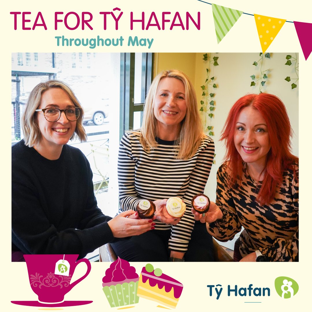 Make a difference this May by hosting a #TeaForTyHafan. Get together with friends, family and colleagues and have lots of fun while raising essential funds for your local children’s hospice. Sign up now and get your free fundraising pack > bit.ly/3wPLWlS