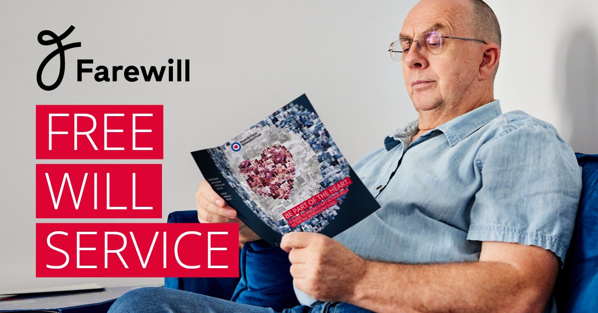 We've partnered with Farewill to offer you and the RAF Family the chance to write your Will for free! And, by considering leaving a gift in your Will, we can continue to support the RAF Family for generations to come. Get started: brnw.ch/21wHVOv