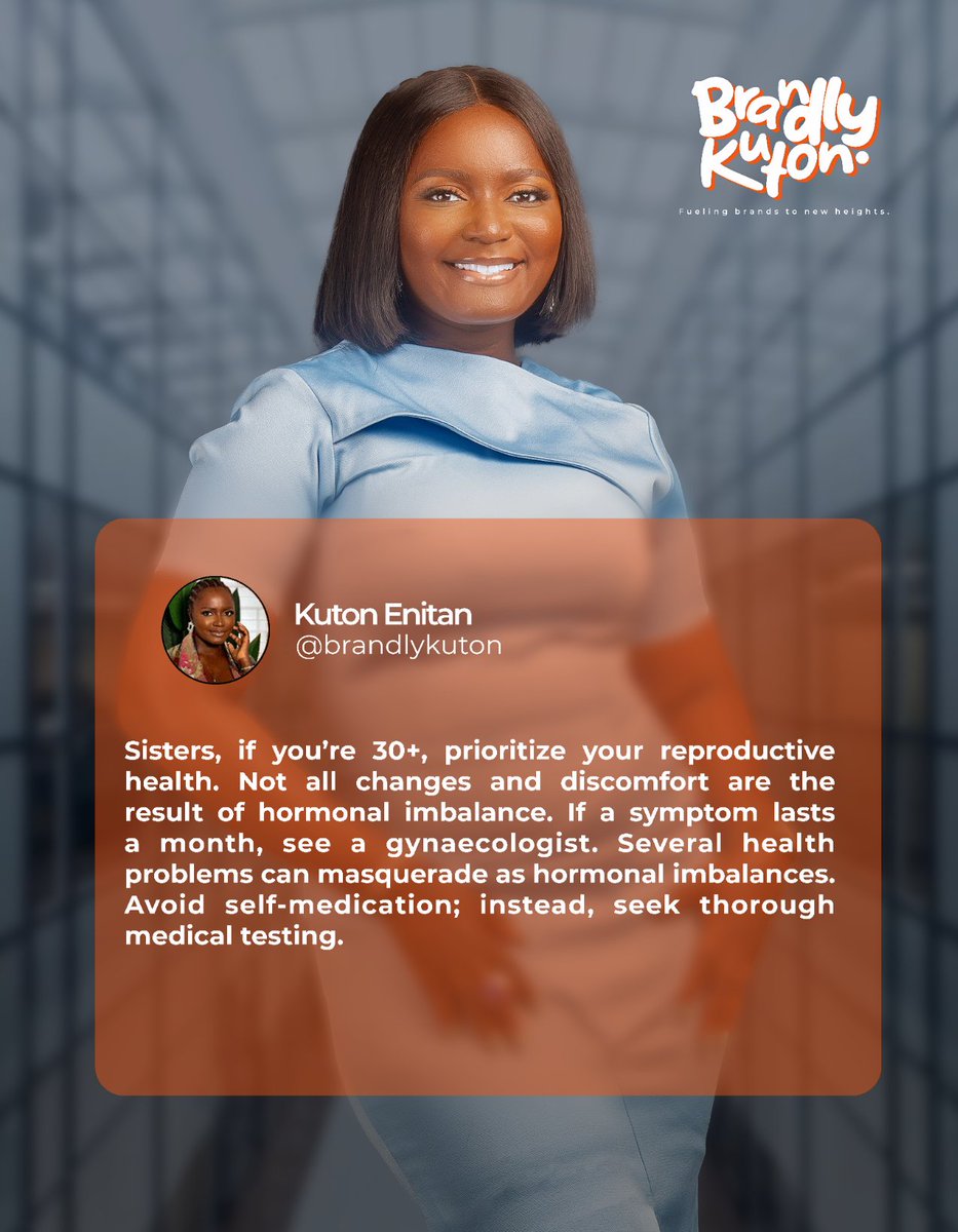 brandlykuton's tweet image. Multivitamins are not the answer to all of your symptoms. Let it rest.
Disregard the false beliefs that link reproductive issues to a
wayward lifestyle. Instead, focus on your well-being, tune out
the noise, and seek medical assistance.
#brandlykuton #femalereproductivehealth