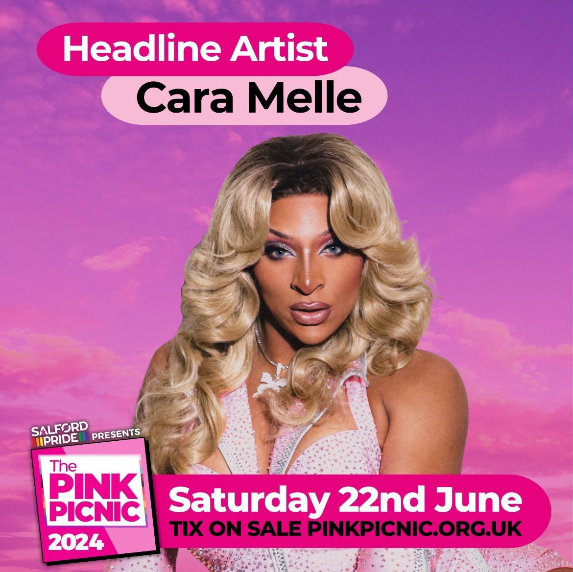 🔥ARTIST ANNOUNCEMENT🔥

Not only will the star of #RPDRUK S5 be taking to our main stage, @TheCaraMelle will also be doing an exclusive MEET & GREET in the PinkPLUS VIP area. 

Use code – CARAMELLE – to get PinkPLUS tickets for £35 each. 

>>> buff.ly/2ThGO6A