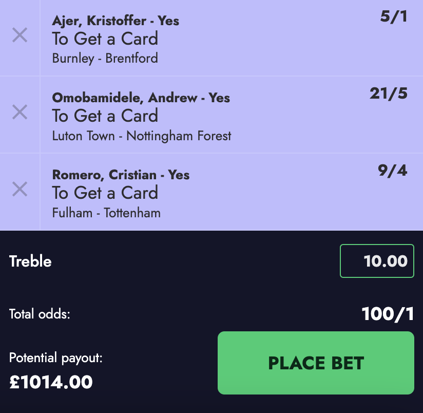 🏴󠁧󠁢󠁥󠁮󠁧󠁿 PL VALUE TREBLE 🏴󠁧󠁢󠁥󠁮󠁧󠁿

✅ 100/1 with Grosvenor
🚨 200/1 for new customers

📊 Best priced at 59.5/1 elsewhere
❌ As low as 19/1 in places

❤️ LIKE &amp; REPOST and if this bet wins i’ll give £100 CASH to FIVE followers.

18+ | BeGambleAware | Ad