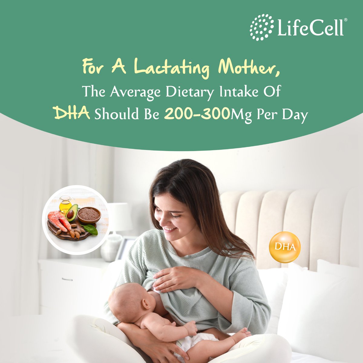 Lifecellint's tweet image. Are you concerned about #DHA levels in your breast milk? Don’t worry! We have a solution for you! Order LifeCell’s OmegaScore N #testkit and get proper insights on the Omega-3 DHA levels in your #breastmilk. Without further ado, order your kit right away!