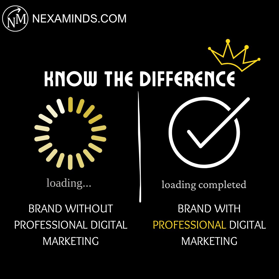 We know the Difference!! Do You?

#brandidentity #DigitalJourney #socialmediagrowth #nexaminds