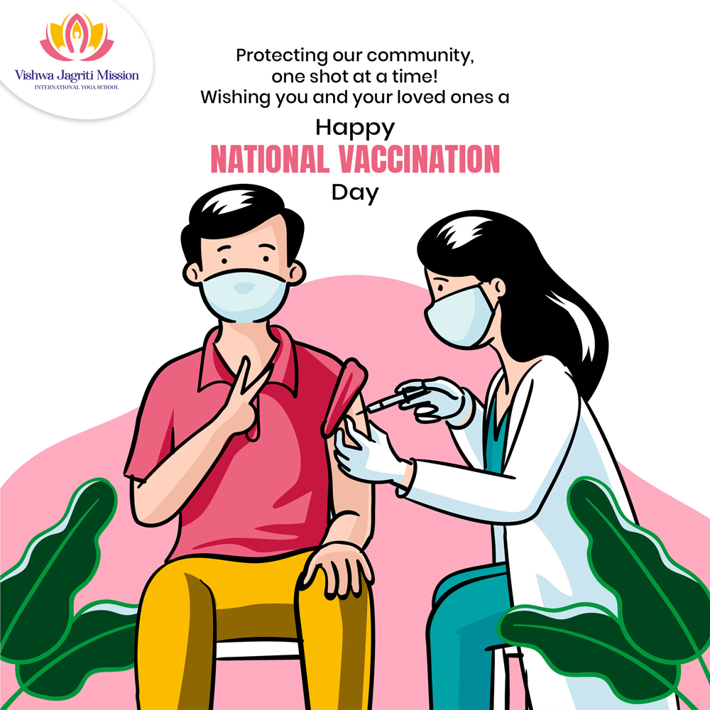 Protecting our community, one shot at a time! Wishing you and your loved ones a Happy National Vaccination Day
.
.
#vjmyogaschool #vjminternationalyogaschool #nationalvaccinationday #vaccineswork #vaccinationdrive #immunization #publichealth #protectandprevent #healthforall