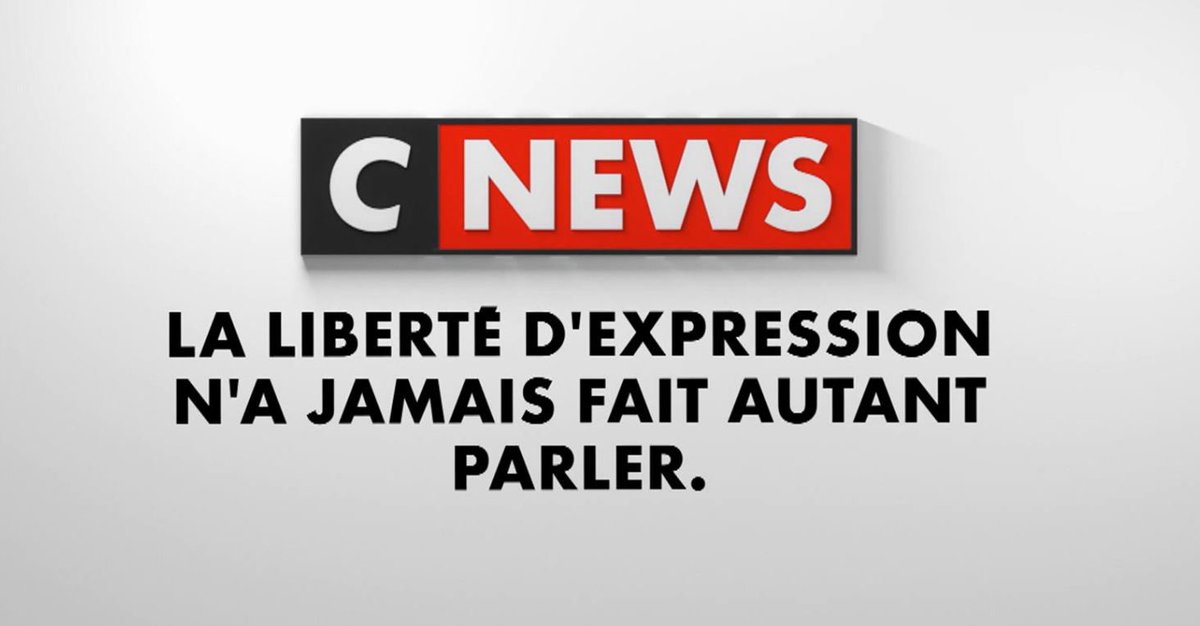 🔥𝑨𝑼𝑫𝑰𝑬𝑵𝑪𝑬 @CNEWS 🔝

🥇𝟏è𝐫𝐞 𝐜𝐡𝐚î𝐧𝐞 𝐢𝐧𝐟𝐨 tous les jours du lundi au vendredi

5️⃣ jours d’affilée #UnFoisDePlus

🙏 Merci de votre fidélité 
👏 #CNEWS #TravaildEquipe

✅ Et si vous aviez raison de croire en la liberté d’expression ?