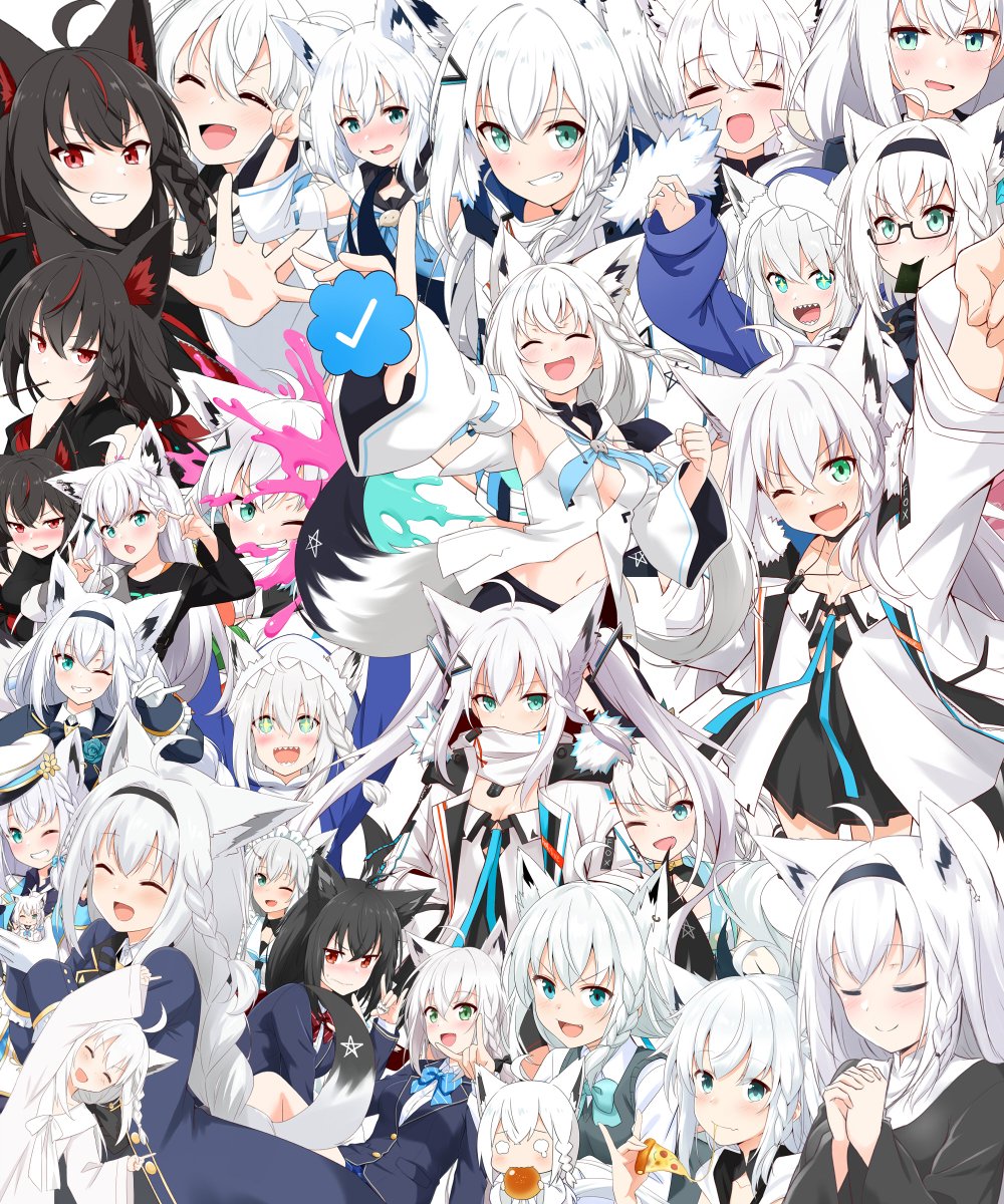 フブキ「Thank You to Bring me to know "Hololive"」|フェルティアのイラスト