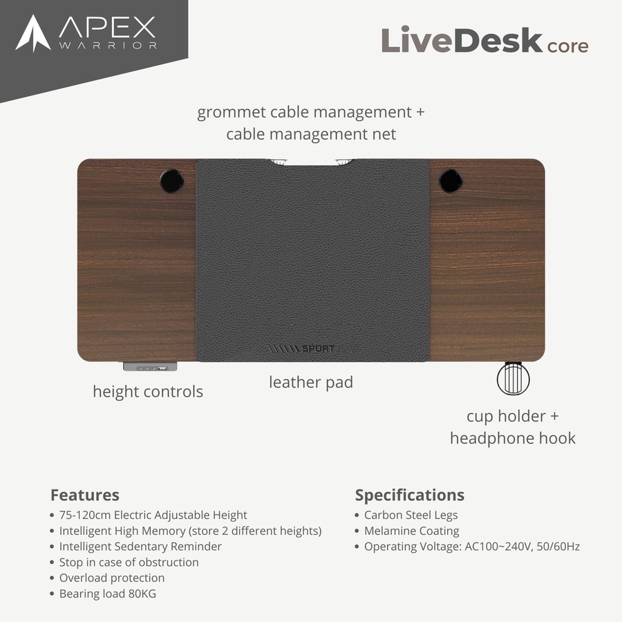 LiveDesk Core Sit Standing Meja Electric Adjustable Work Gaming Desk 

💰 : shpee.click/12uvgh50
💰 : shpee.click/12uv89u8