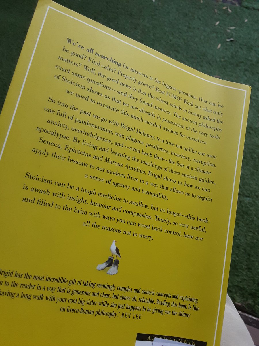Excellent, enjoyable account of practical #stoicism by @BrigidWD. Being '#stoic' is not easy, but Delaney provides plenty of real-life relevant examples, and covers the key application difficulties so very well. #booksworthreading @AllenAndUnwin