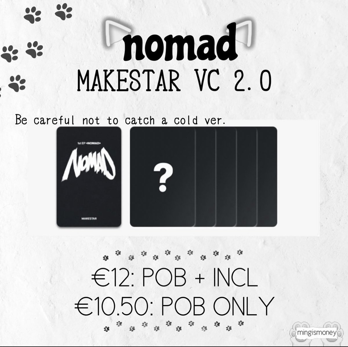 woobinsfate's tweet image. Open nomad gos 💗

MAKESTAR VC - fancall attempt 
Doy❌✅
Sangha ❌❌
One ✅✅
Rivr❌✅
Junho❌✅

Ot5 ✅♾️

OLIVE YOUNG 
Doy❌
Sangha❌
One❌
Rivr❌
Junho✅

Claim in replies or on insta 💗

🔗 instagram.com/mingismoney?ig…

#NOMAD #노매드 #NOMADGO
