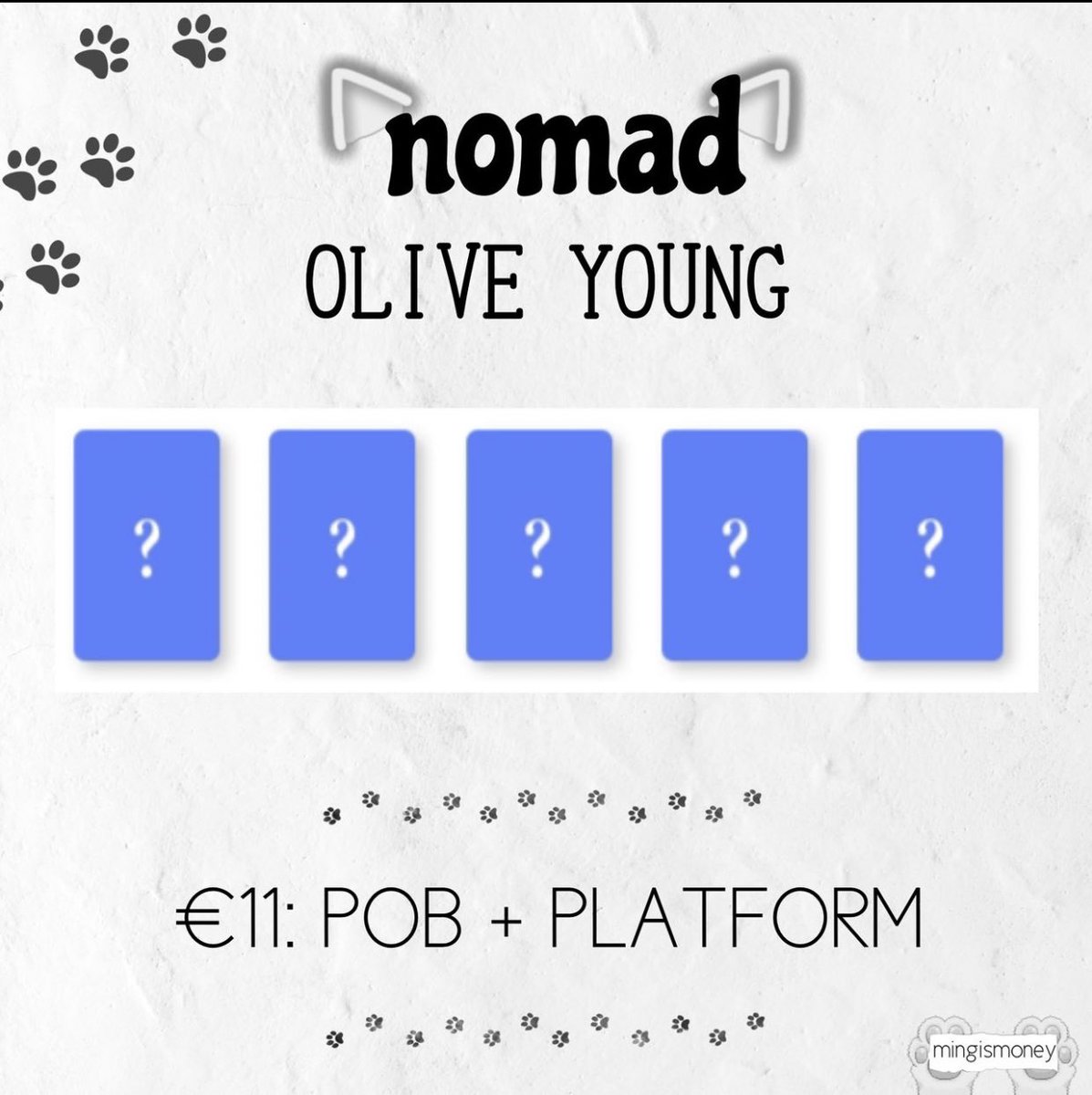 woobinsfate's tweet image. Open nomad gos 💗

MAKESTAR VC - fancall attempt 
Doy❌✅
Sangha ❌❌
One ✅✅
Rivr❌✅
Junho❌✅

Ot5 ✅♾️

OLIVE YOUNG 
Doy❌
Sangha❌
One❌
Rivr❌
Junho✅

Claim in replies or on insta 💗

🔗 instagram.com/mingismoney?ig…

#NOMAD #노매드 #NOMADGO