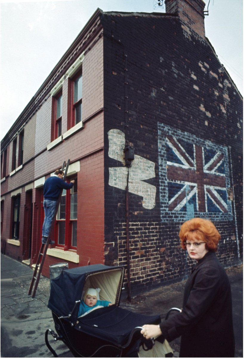 John Bulmer. “I was aware that, to photograph the north of England in colour then was a challenge, because up until then everyone had considered the north to be a gloomy black and white story. So I decided to do it in winter in fog and mist as much as I could.”