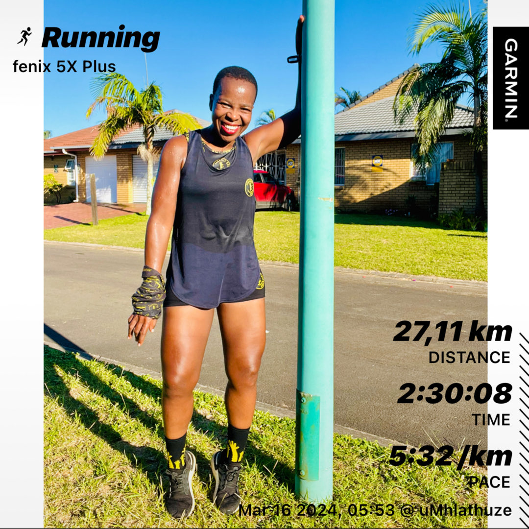 Weekends are for the long runs. #RoadToComrades #LongRun #Running #Training #TheQueen #IPaintedMyRun #FetchYourBody2024